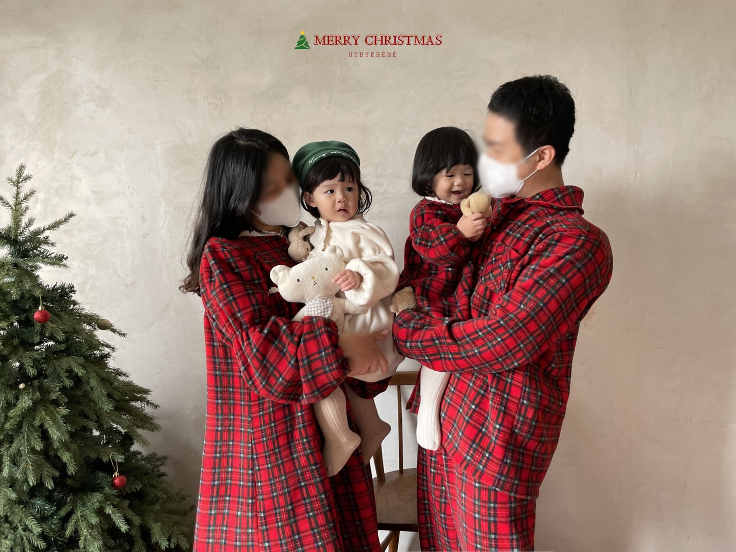HB31 紅色格仔裙(Baby/Mum)
