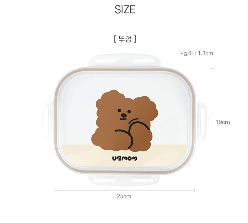 Ubmom 不銹鋼餐盒 (朱古力Mong狗)