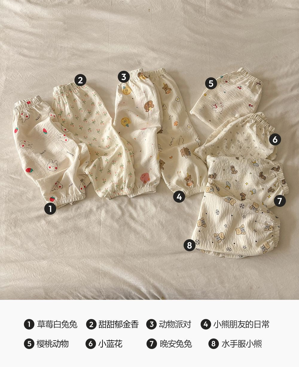 DTD 25S/S 卡通人物絲滑彈性系列-清涼9分褲