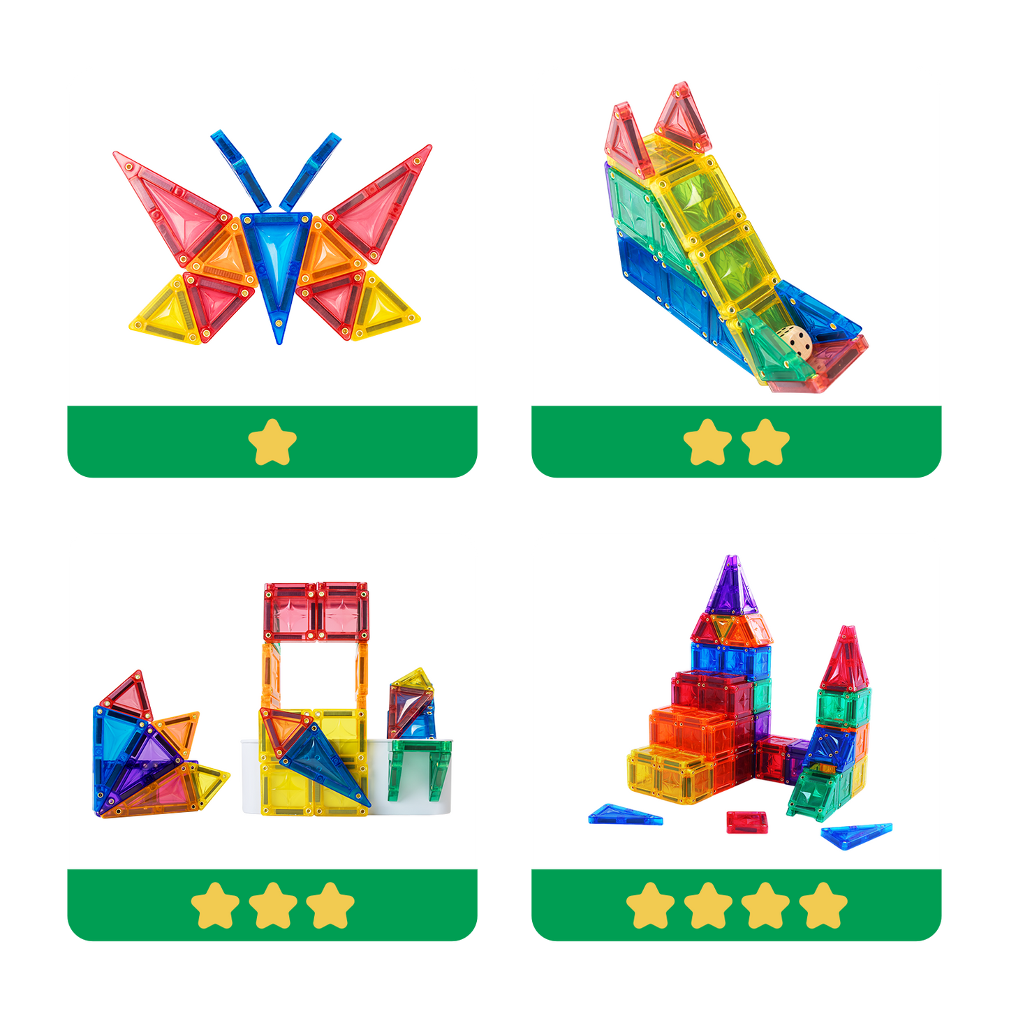 MNTL 磁力片-56片裝我的家園