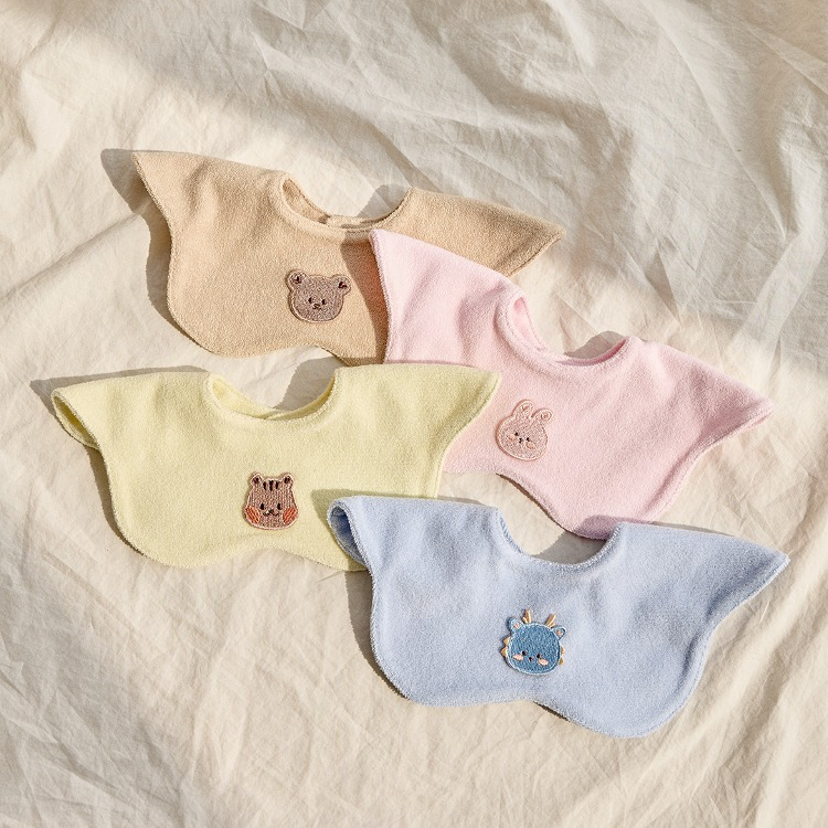 DOTFRIENDS毛圈布系列-棉花糖四重圍嘴