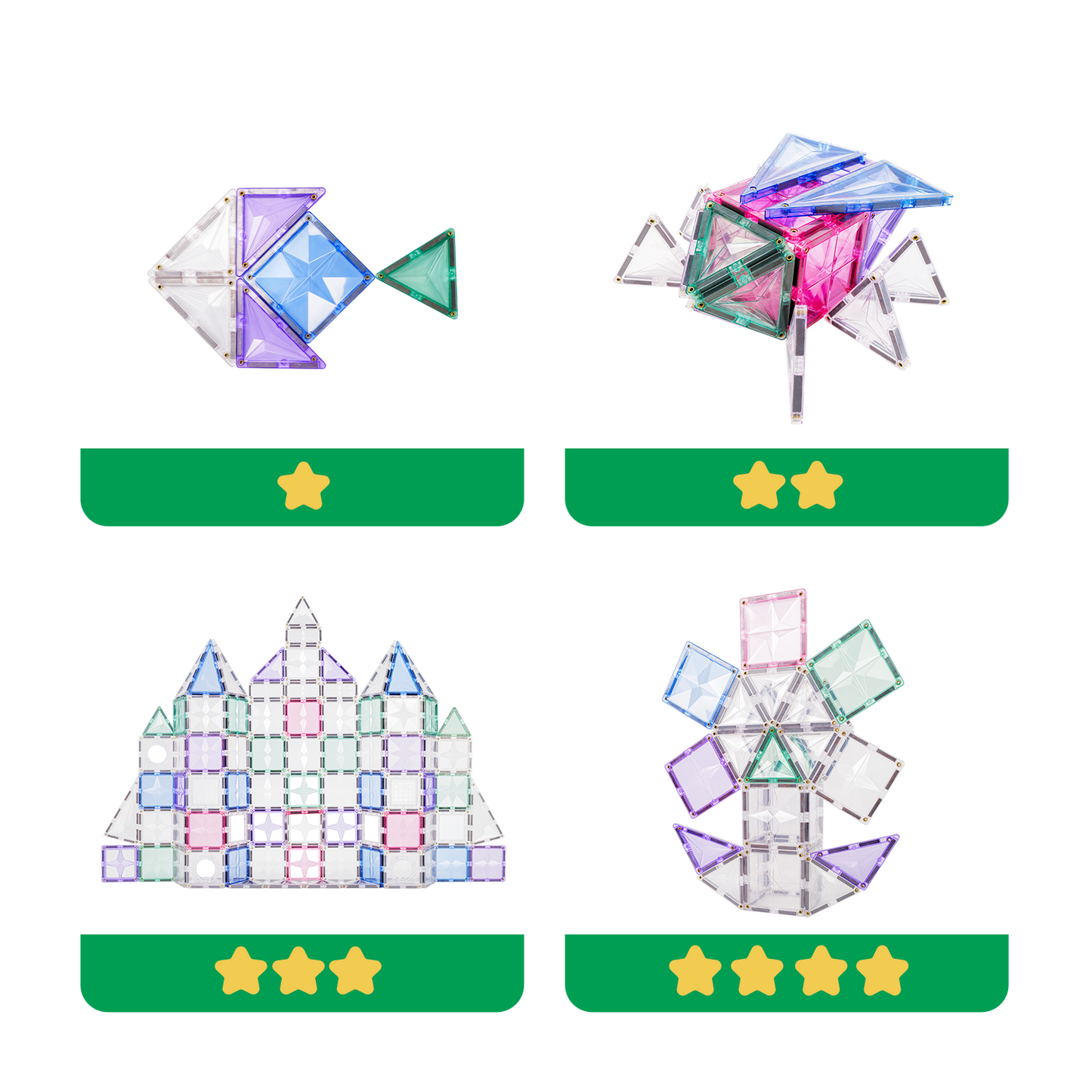 MNTL 磁力片-101片裝氣球屋