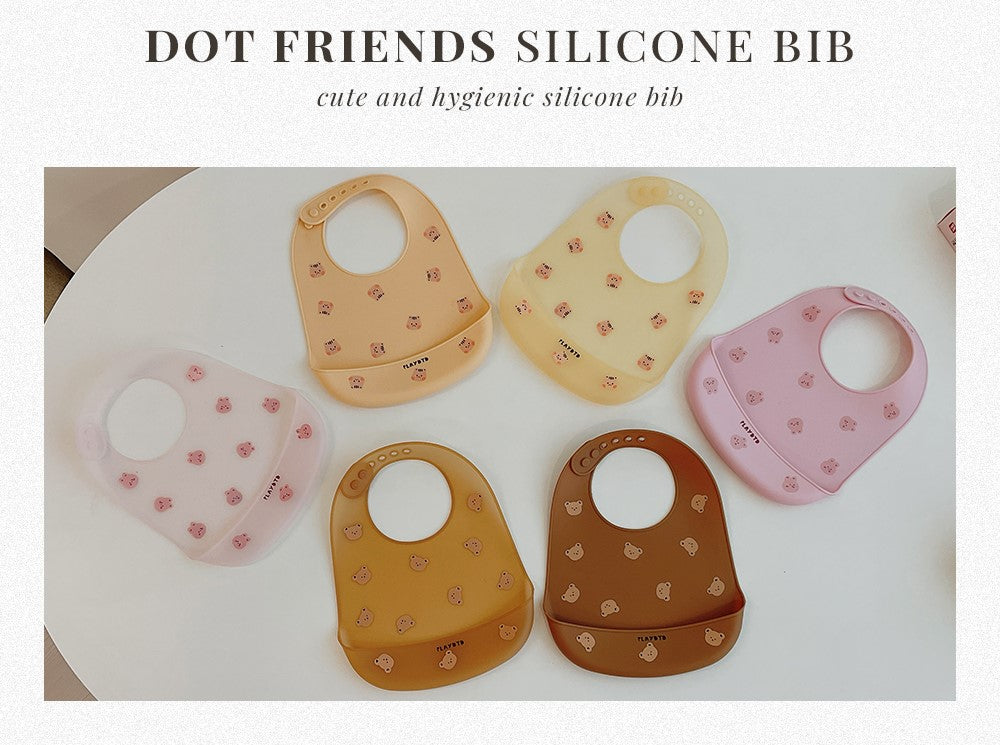 DTD 超輕超薄-果凍矽膠輔食圍兜