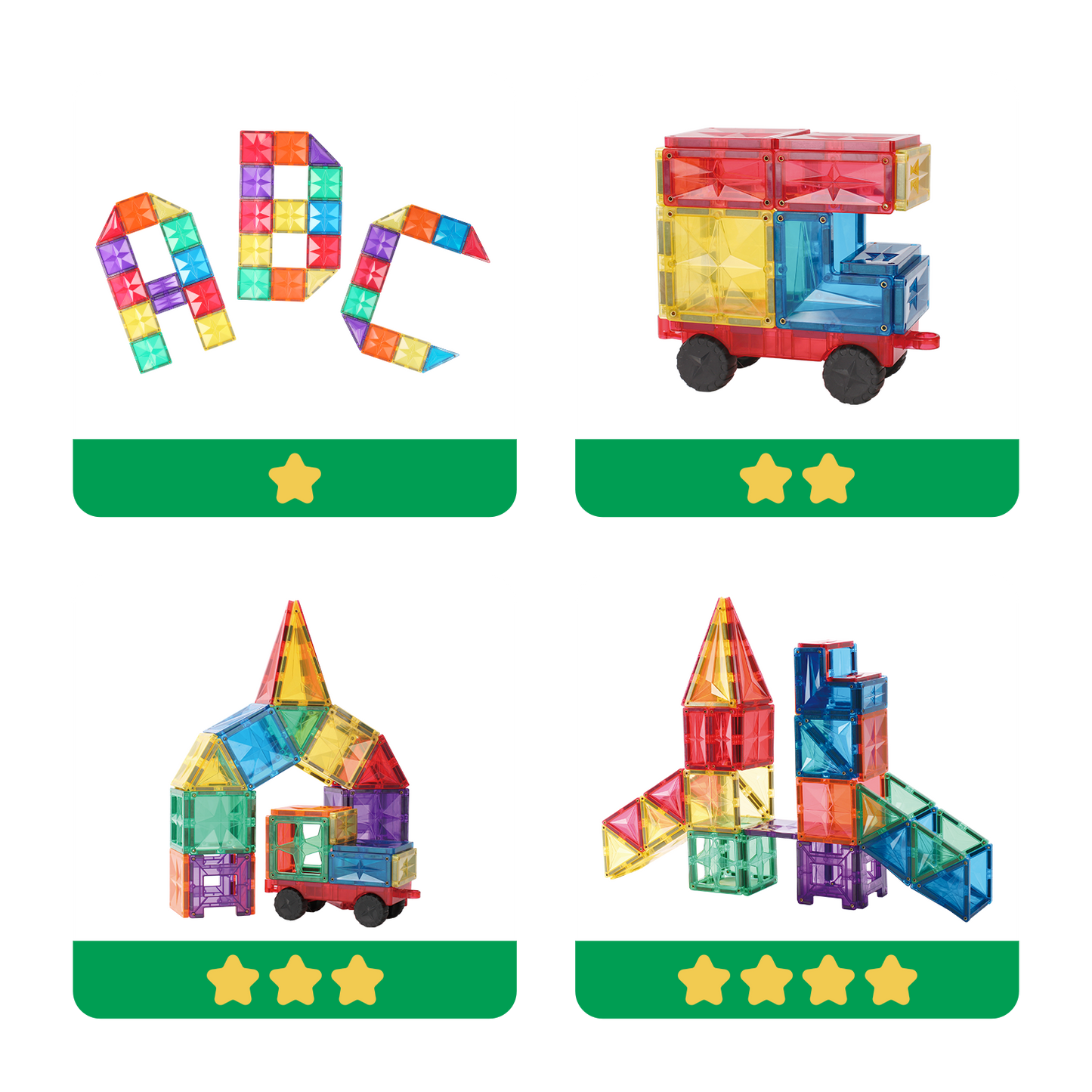 MNTL 磁力片-62片裝基礎教具