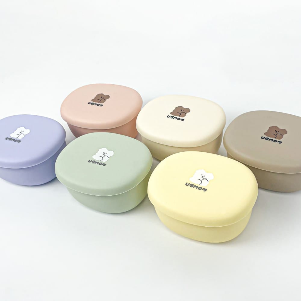 UBMOM 矽膠食物盒兩件套(180ml+300ml)