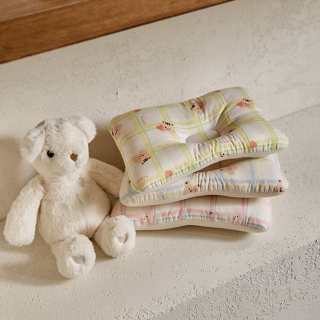 DTD (海外特別限定版) 酸酸甜甜水果格紋系列-氣孔雙面方形枕