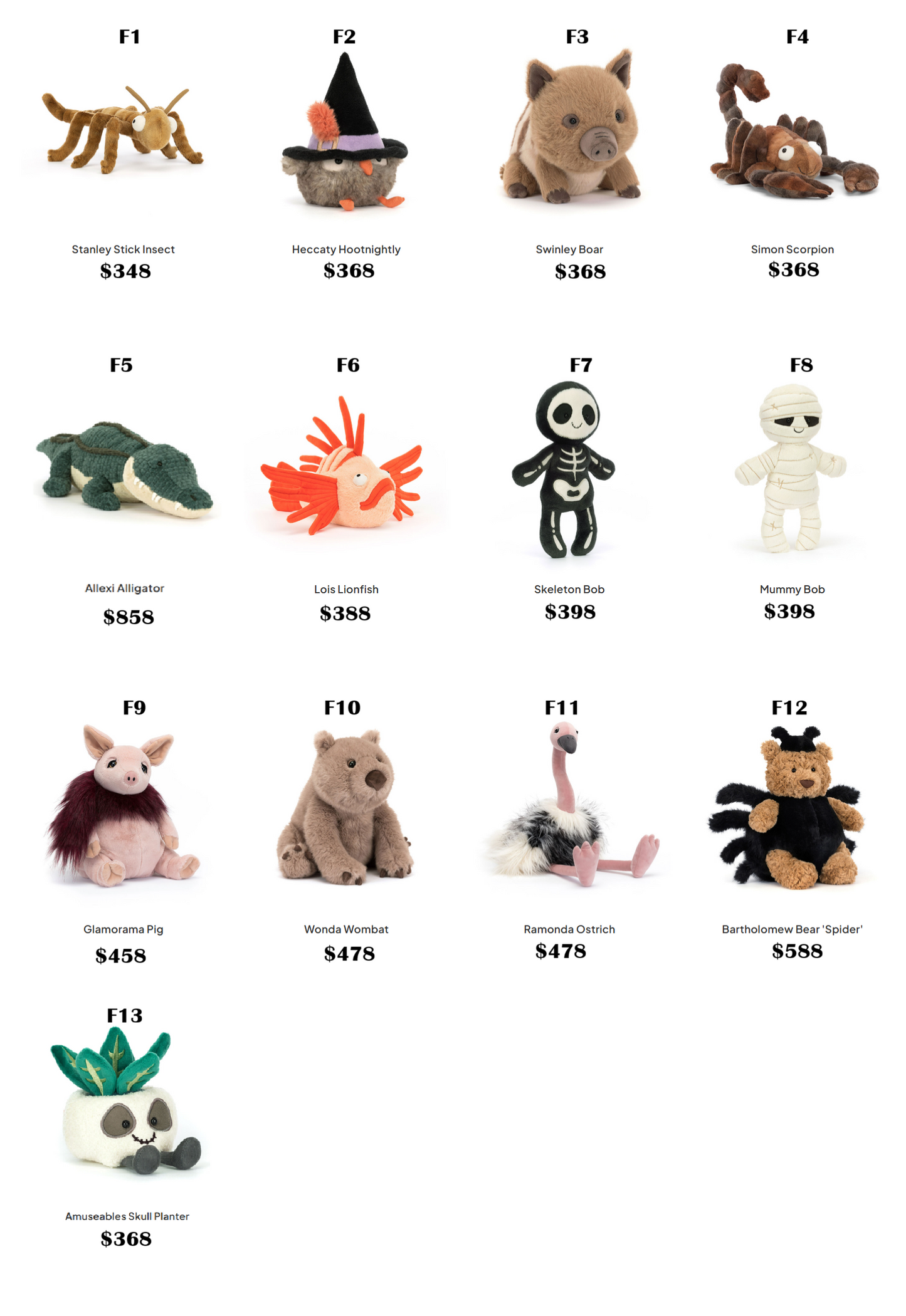 Jellycat Doll- Halloween