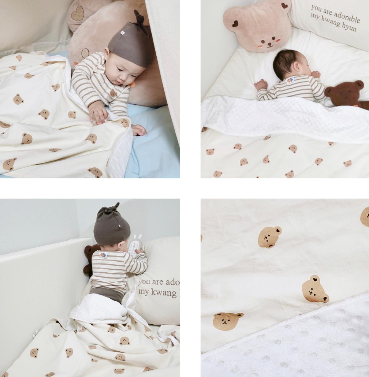 DTD圓圓臉泡泡遊戲系列-微纖維絨毛薄毯