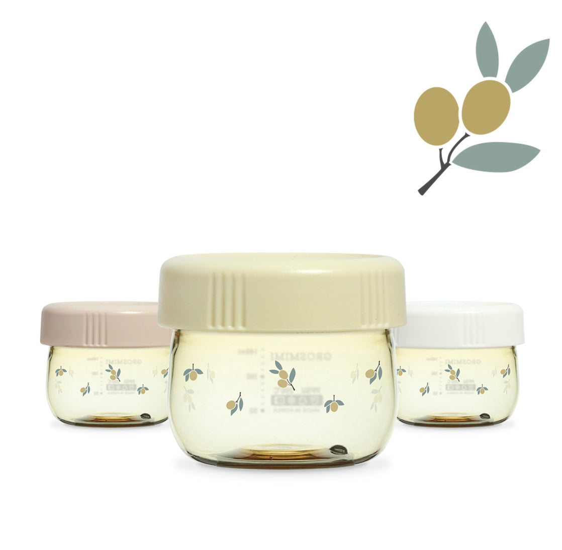Grosmimi 副食盒 150ml/250ml (3件套)