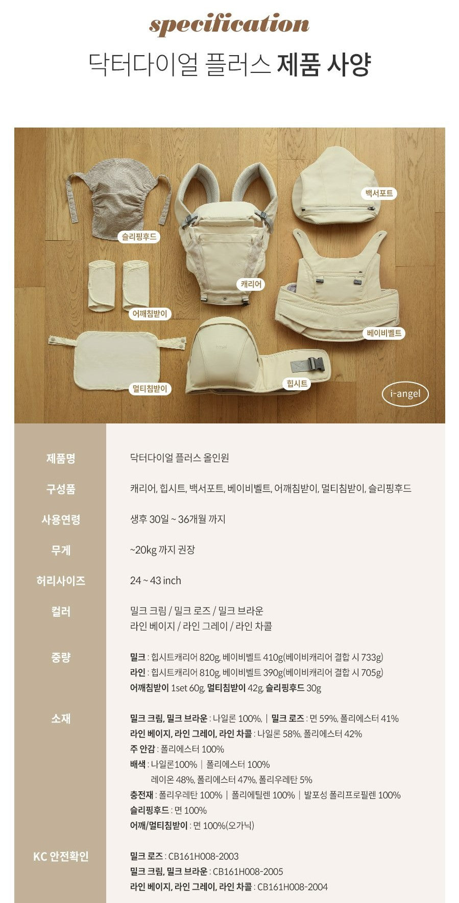 i-angel Dr Dial Plus 腰櫈揹帶 (2023 New Edition)(包送貨)