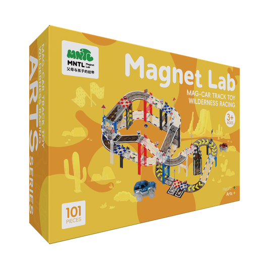 MNTL 磁力片-101片裝磁性小車軌道套装 (印刷版)