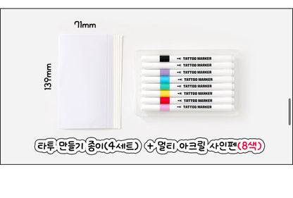 DIY tattoo 紋身貼紙