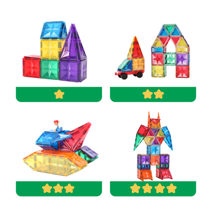 MNTL 磁力片-108片裝夢想城堡