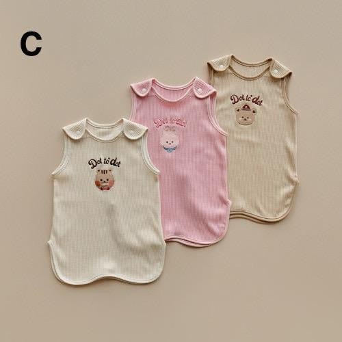 25S/S DTD萌趣人物系列-華夫格清爽睡眠馬甲