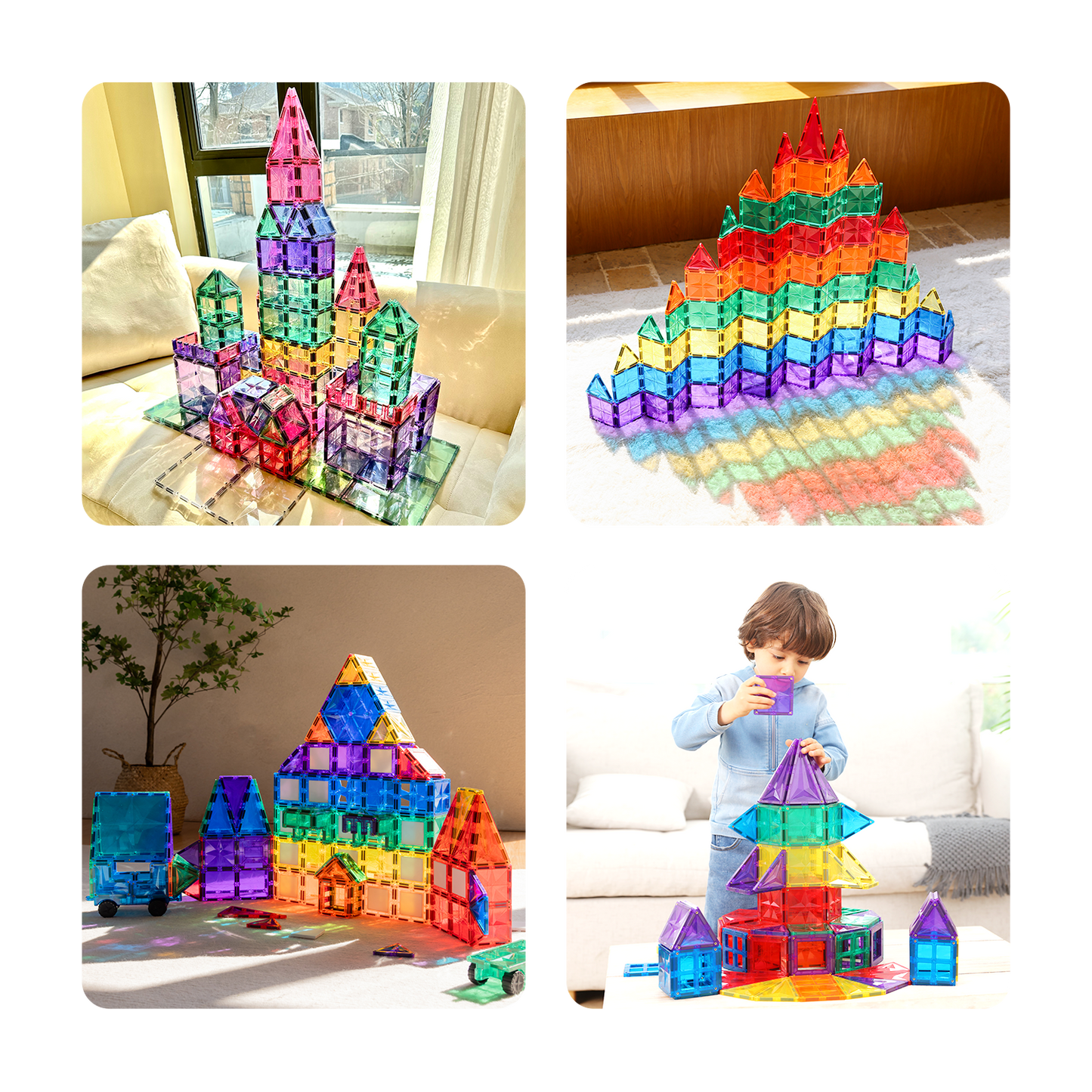 MNTL 磁力片-108片裝夢想城堡