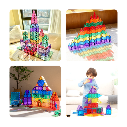 MNTL 磁力片-108片裝夢想城堡