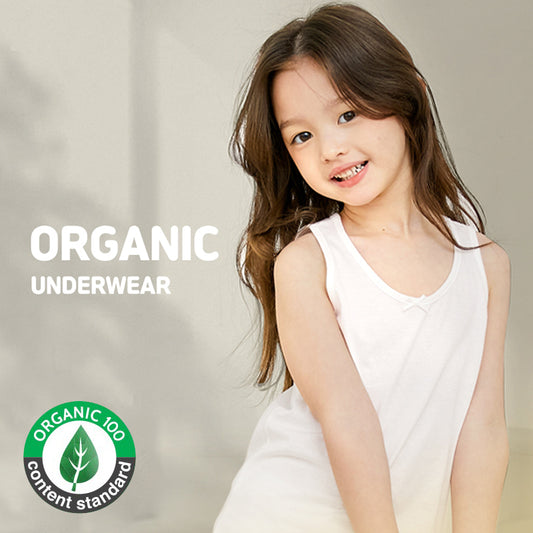韓國organic 100%有機棉☁️白色打底內衣褲（1 set 3件）