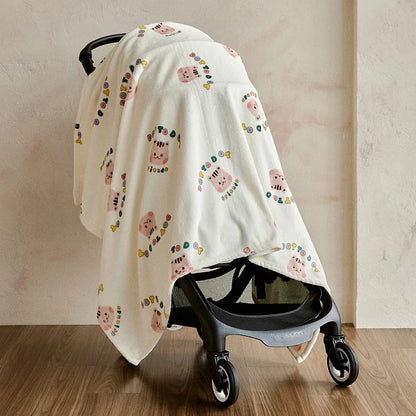 25F/W DTD彩字軟萌物語系列-極細觸感毛絨毯