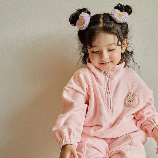 DTD 24F/W 搖粒絨糖果套頭衫上下套裝