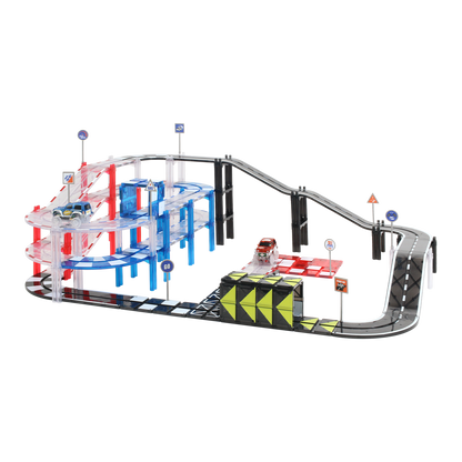 MNTL 磁力片-72片裝軌道小車(軌道小車主題)