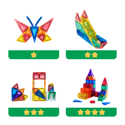 MNTL 磁力片-56片裝我的家園