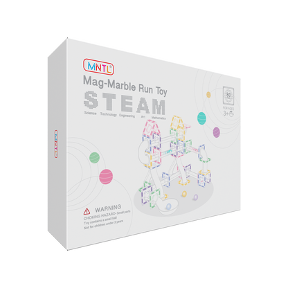 MNTL 磁力片-80片裝磁性管道玩具