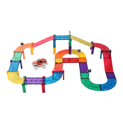 MNTL 磁力片-52片裝磁性軌道車玩具