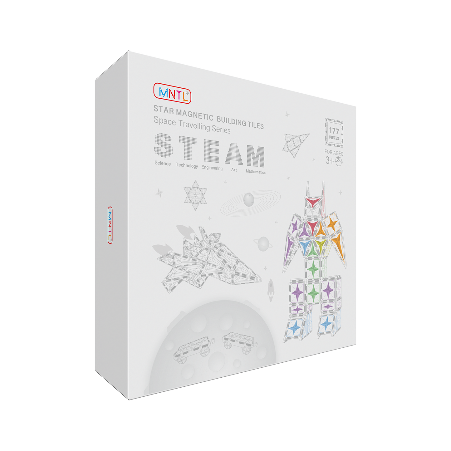 MNTL 磁力片-177片裝太空旅行