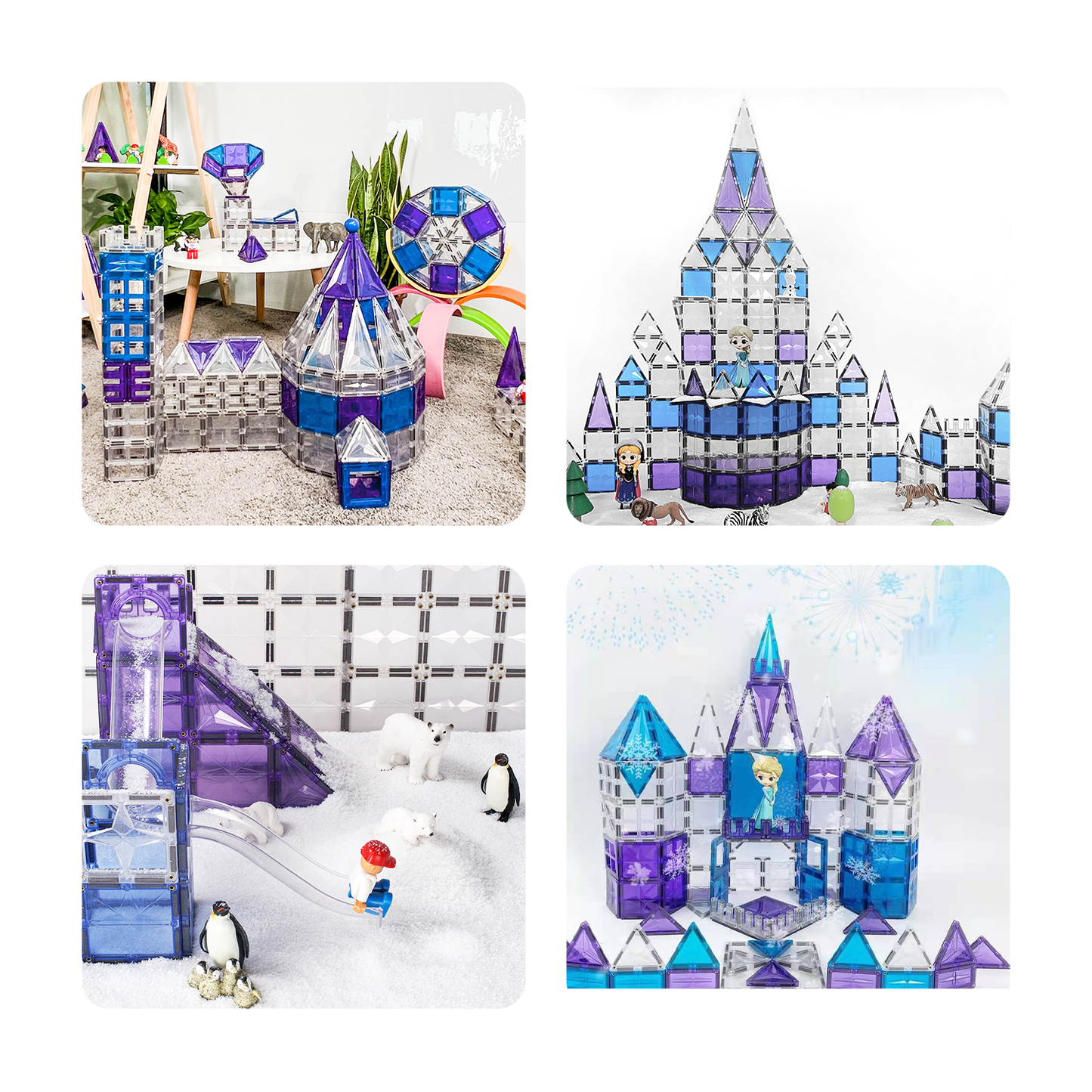 MNTL 磁力片-120片裝冰雪世界