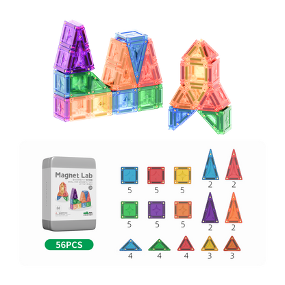 MNTL 磁力片-56片裝我的家園