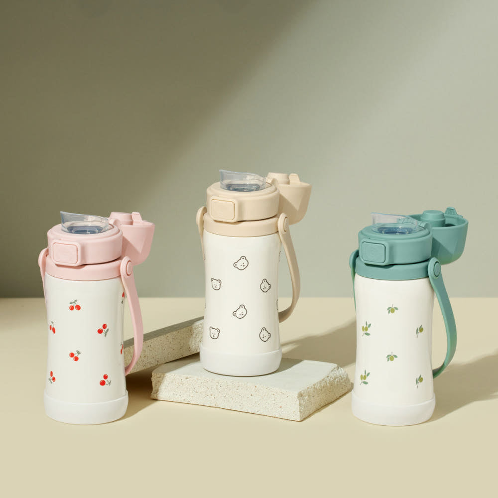 Grosmimi 不銹鋼保溫彈蓋直飲杯