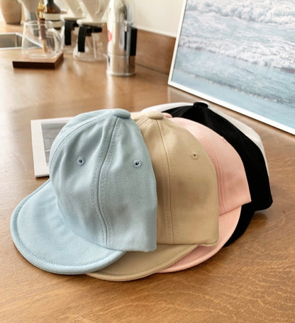 繡字淨色Soft Cotton Ball Cap