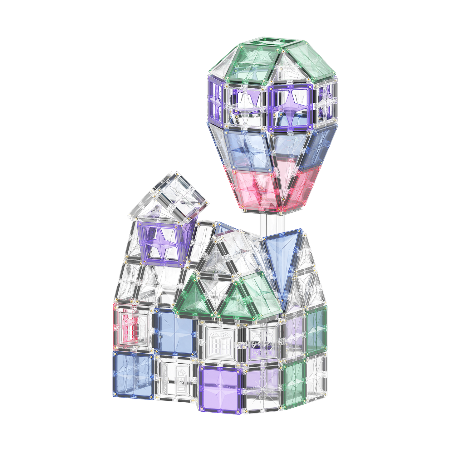 MNTL 磁力片-101片裝氣球屋