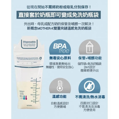 Mother K 新版即棄奶樽set