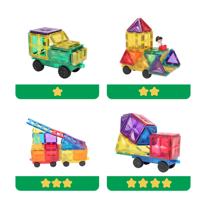 MNTL 磁力片-72片裝自駕游