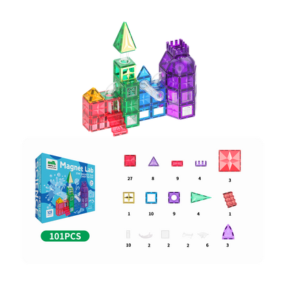 MNTL 磁力片-101片裝糖果工廠