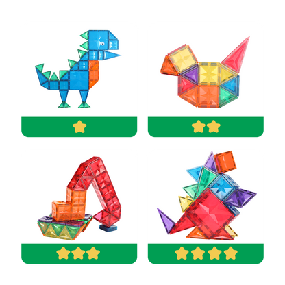 MNTL 磁力片-120片裝動物樂園