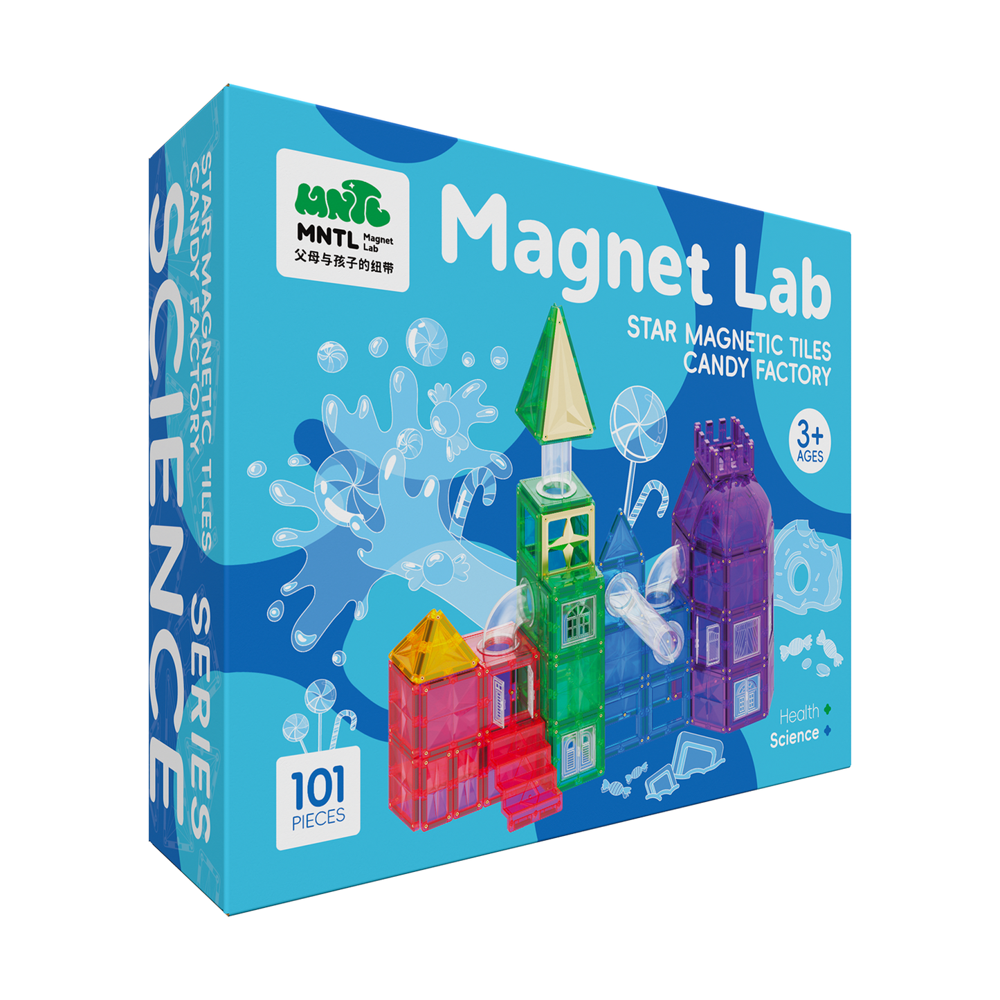 MNTL 磁力片-101片裝糖果工廠