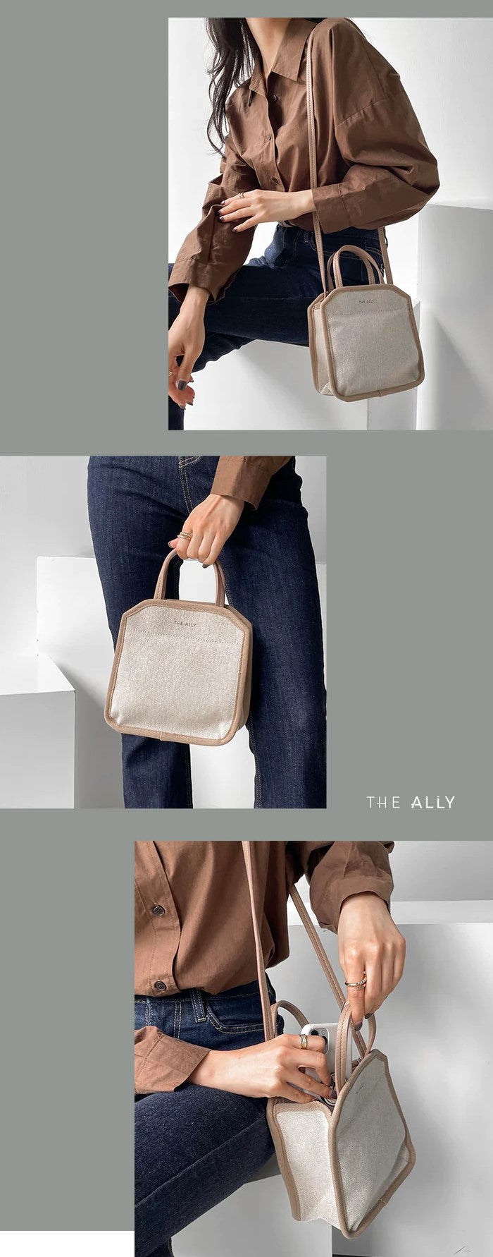 THE ALLY Dana Mini Bag (3色)