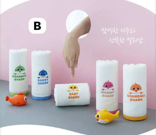 Baby shark family towel(5p)