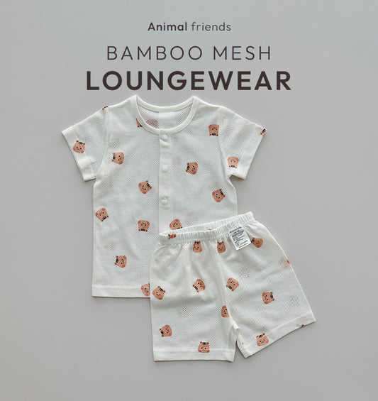 DTD animal friends bamboo mesh 家居服🎋