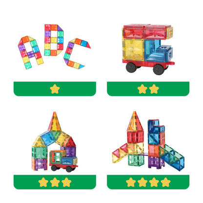 MNTL 磁力片-62片裝基礎教具