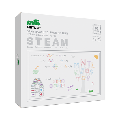 MNTL 磁力片-62片裝基礎教具