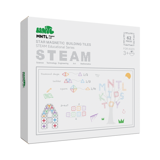 MNTL 磁力片-62片裝基礎教具