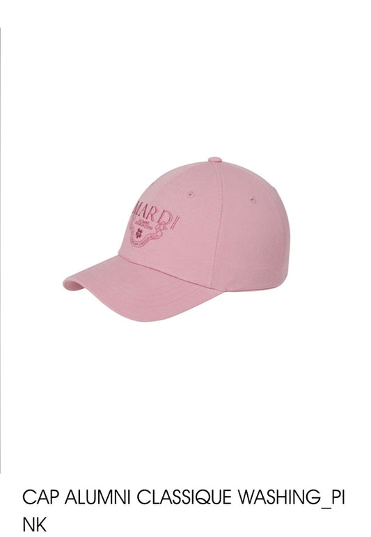 Mardi sale- Cap alumni classique washing(pink)