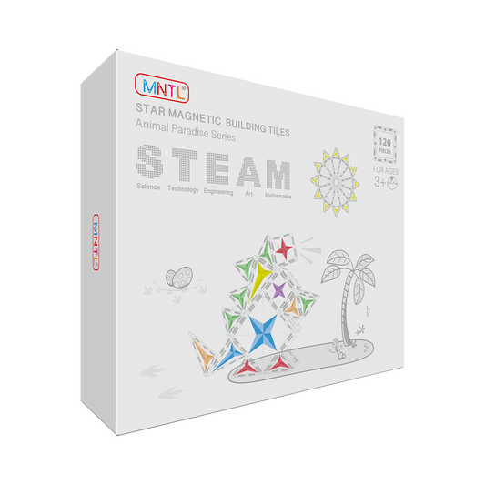 MNTL 磁力片-120片裝動物樂園