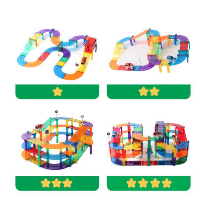 MNTL 磁力片-52片裝磁性軌道車玩具