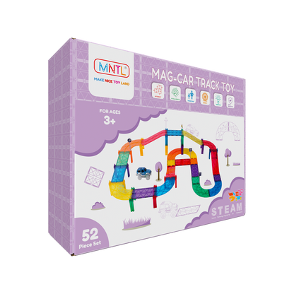 MNTL 磁力片-52片裝磁性軌道車玩具