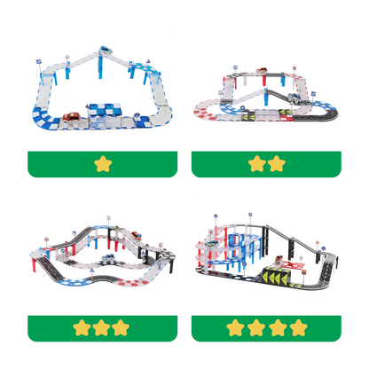 MNTL 磁力片-72片裝軌道小車(軌道小車主題)