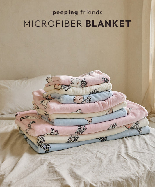 DTD peeping friends microfiber blanket